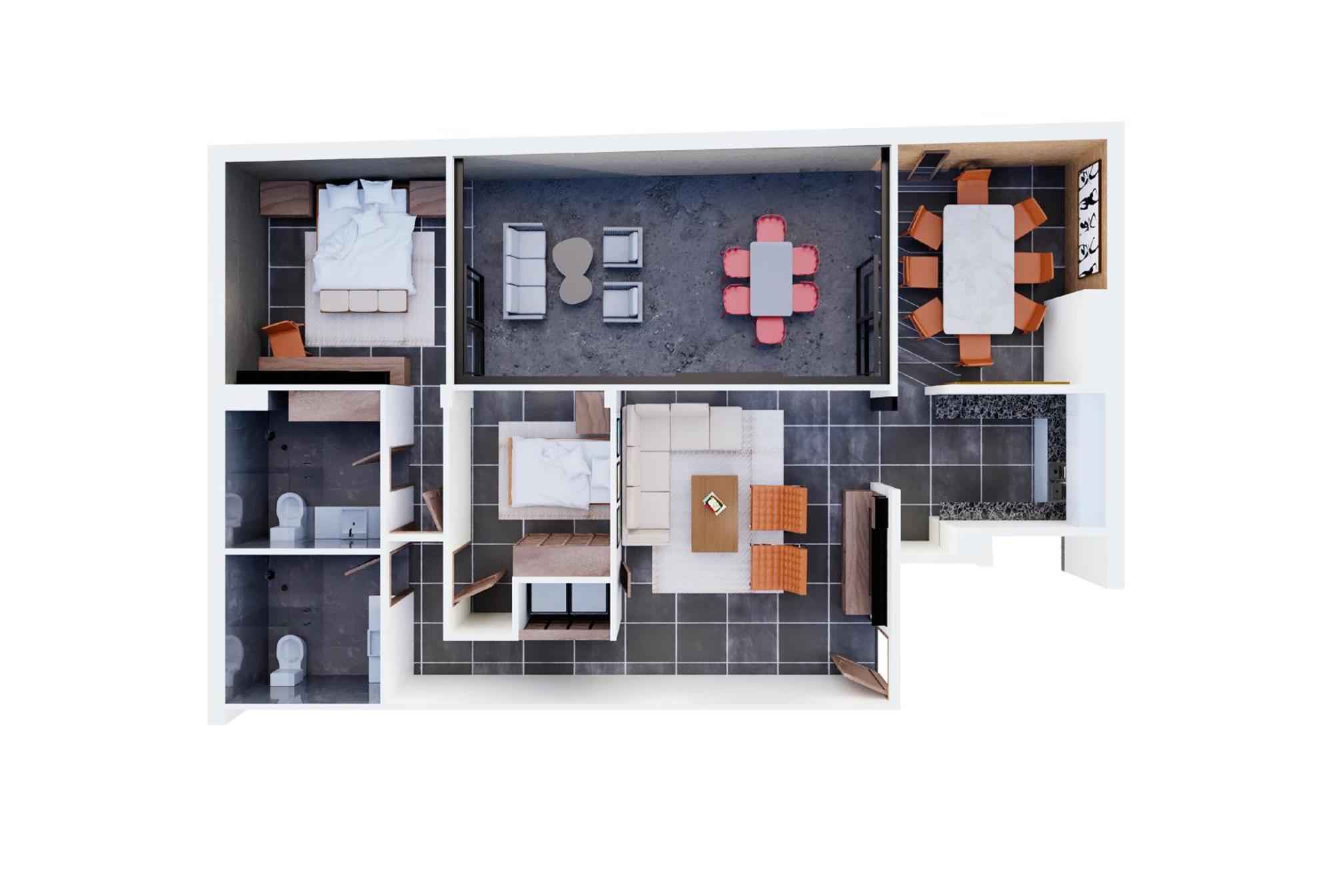 Capitalia - Luxury Apartments - Polanco Moliere Meksika Oda fotoğraf