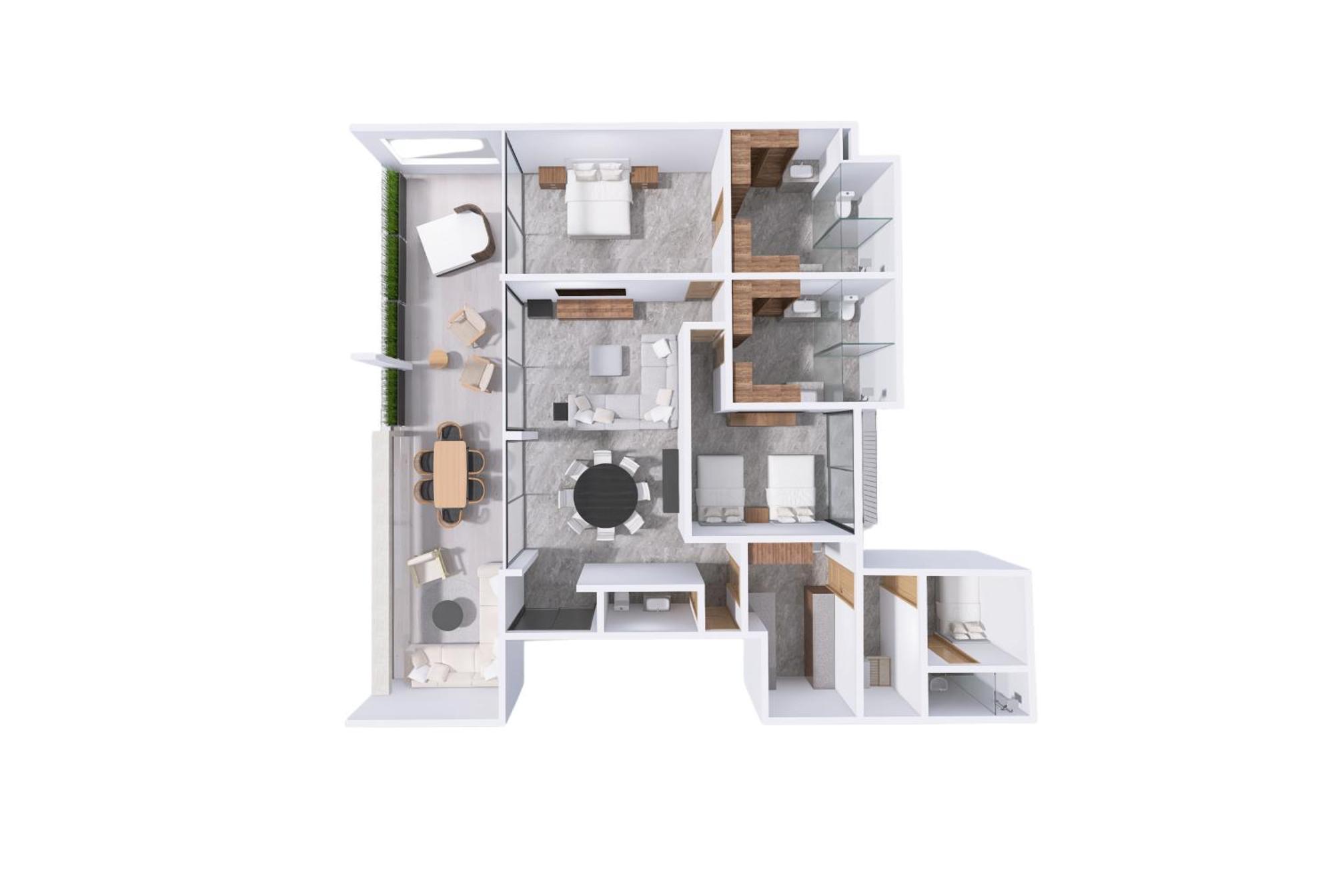 Capitalia - Luxury Apartments - Polanco Moliere Meksika Oda fotoğraf