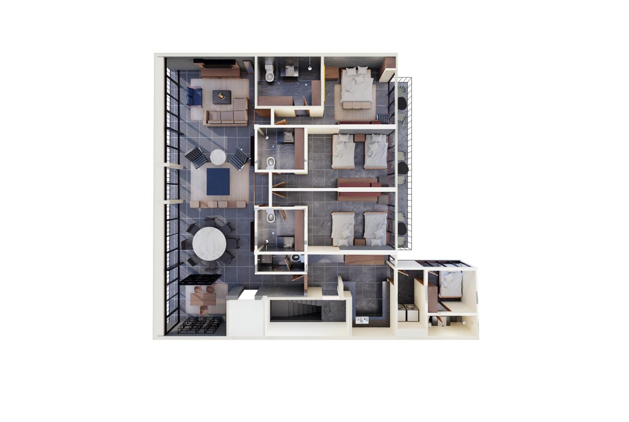 Capitalia - Luxury Apartments - Polanco Moliere Meksika Oda fotoğraf